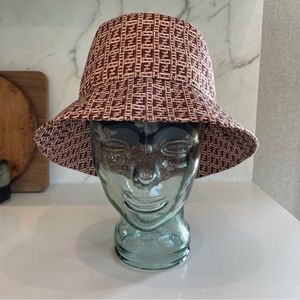 Fendi Pink Silk Bucket Hat